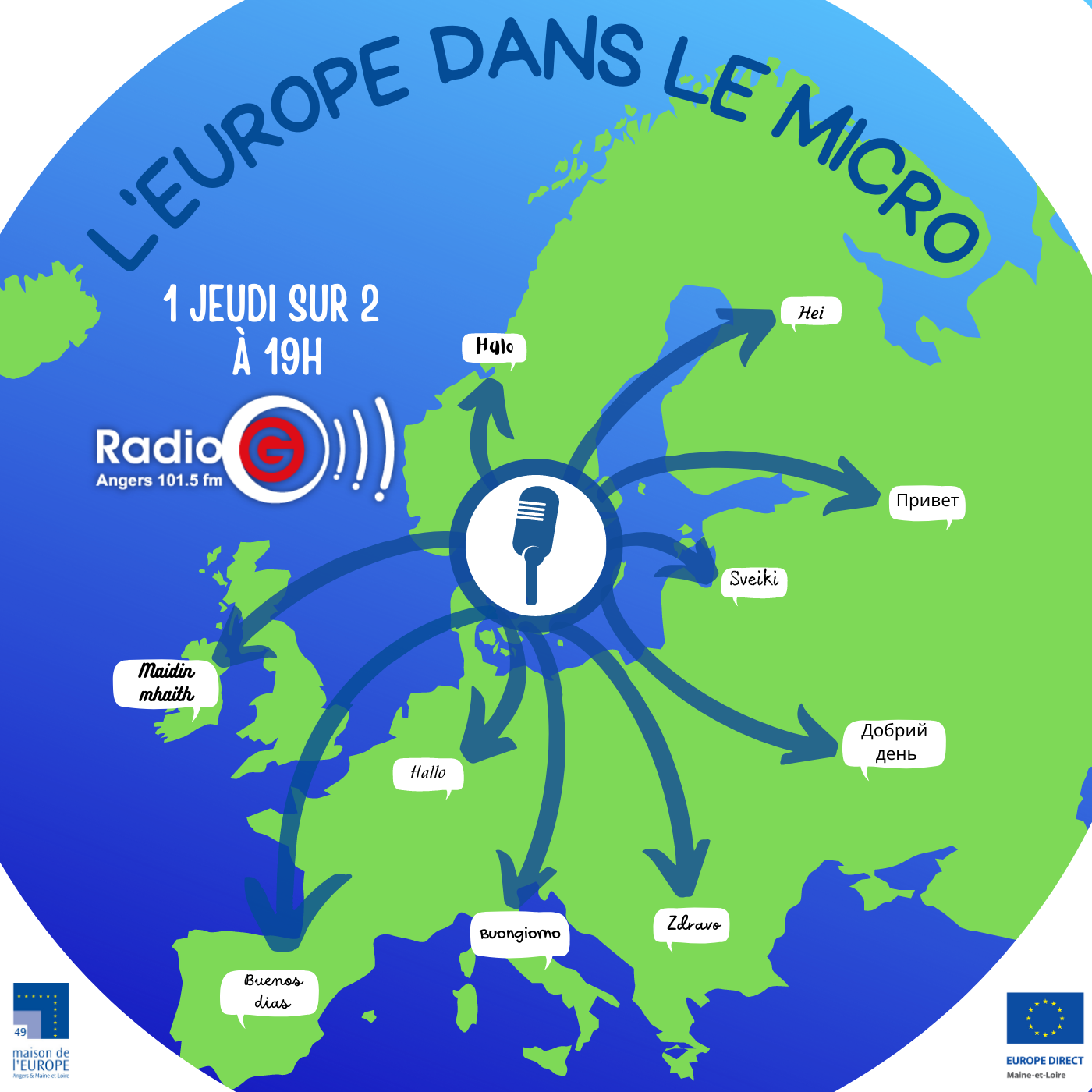 Magazine radio sur l'europe L'Europe dans le micro du 15 05 2025