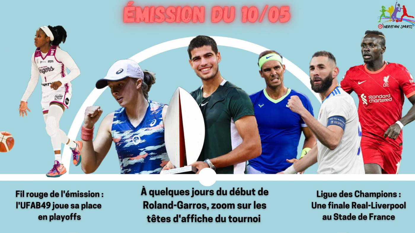 G!nération sports du 10 05 2022 Emission sportive locale et nationale G!nération sports du 10 05 2022